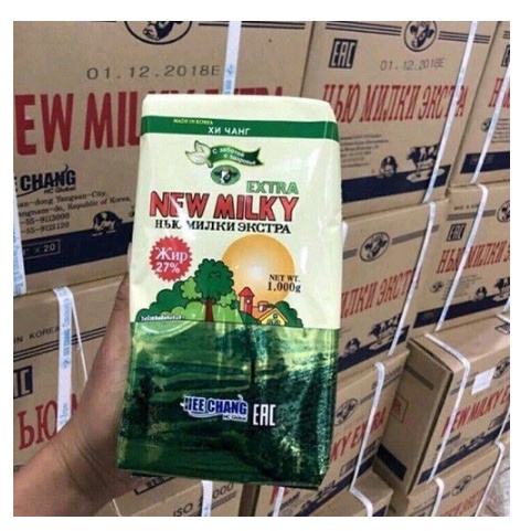 [Giá Sỉ] Set 2 gói Sữa béo Nga New Milky Extra 1kg date mới