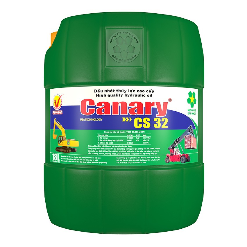 DẦU THỦY LỰC CANARY CS 32 18L