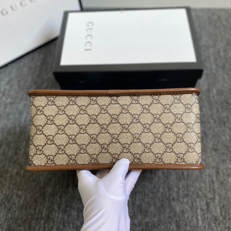 Túi xách nữ thương hiệu Gucci GC cao cấp da thật dáng hộp chữ nhật