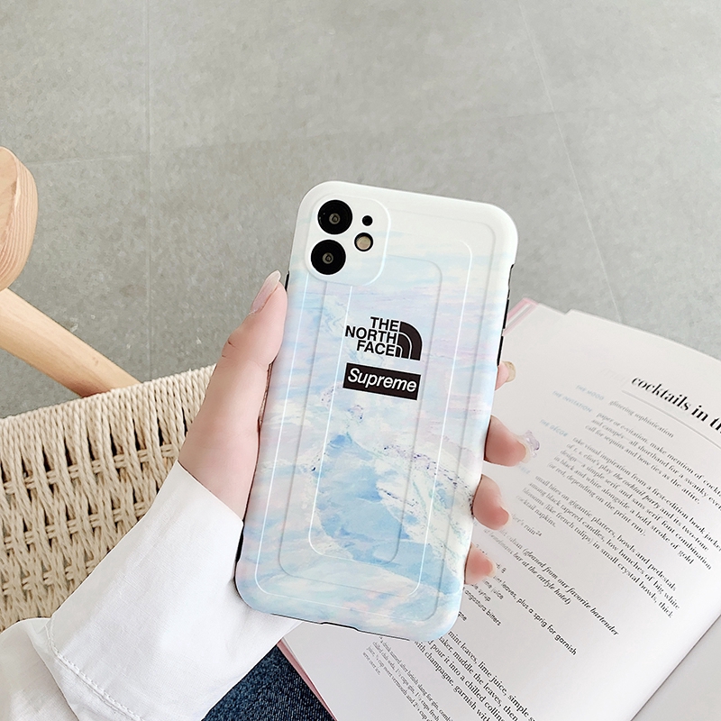 Ốp điện thoại chống sốc hoạ tiết TNF 3d độc đáo bảo vệ ống kính iPhone 12 Pro Max X Xs Max XR 7 8Plus 11 Pro MAX