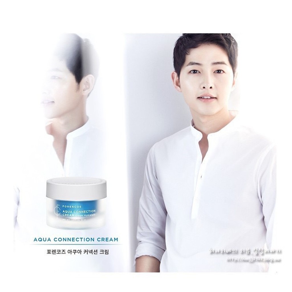 [MUA 1 TẶNG 1] Kem Dưỡng Ẩm Trắng Da Forencos Aqua Connection Cream Hydratant 50ml