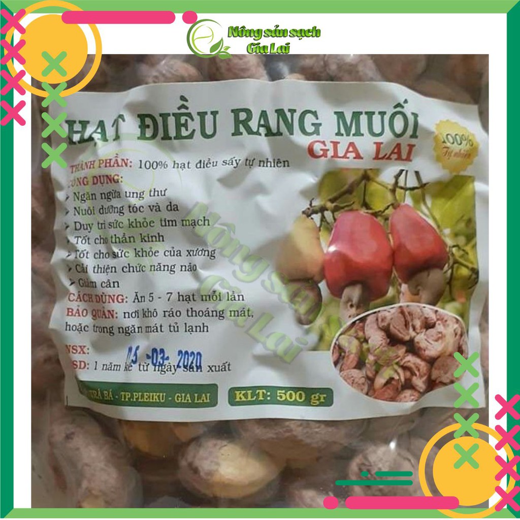Hạt điều rang muối hạt lớn loại 1, hạt đều, không bị sâu, giòn rụm, chính gốc hạt điều Gia Lai | BigBuy360 - bigbuy360.vn