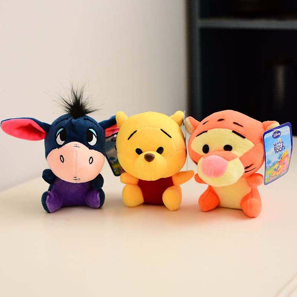 Móc Khóa Gấu Pooh Nhồi Bông Dễ Thương