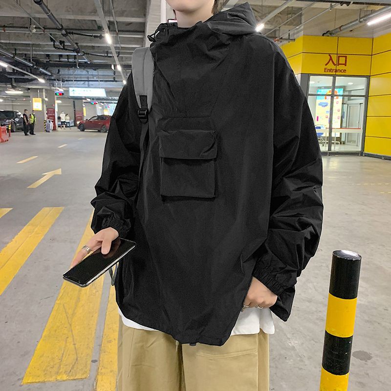 Áo hoodie chất gió unisex [hàng order]