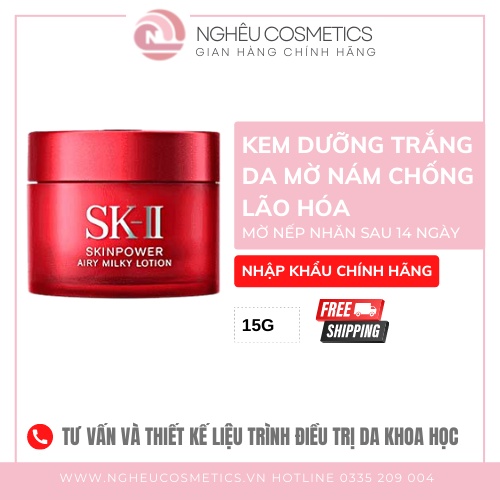 Kem Dưỡng SK II Trắng Da Nâng Cơ Làm Mờ Nếp Nhăn Chống Lão Hóa Skin Power Cream Nội Địa Nhật