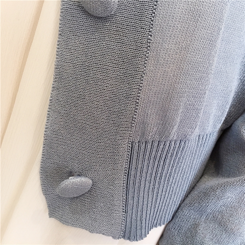 Áo sơ mi SUXI thiết kế vải mỏng dài tay dáng rộng Hàn Quốc