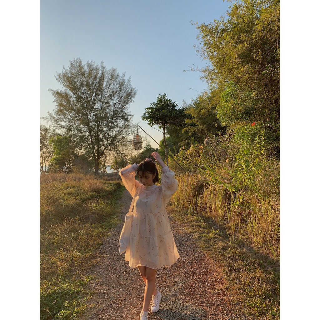 Váy babydoll ba tầng hoa TKV44 LOLLIE STUDIO | BigBuy360 - bigbuy360.vn