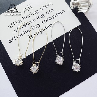 Khuyên tai bông tai vòng đính đá phong cách thời trang ulzzang Hàn Quốc xinh xắn tiểu thư sang trọng loại đẹp có sẵn
