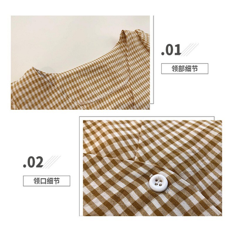 Áo sơ mi cổ tim ngắn tay phong cách Hàn Quốc thanh lịch dành cho nữ