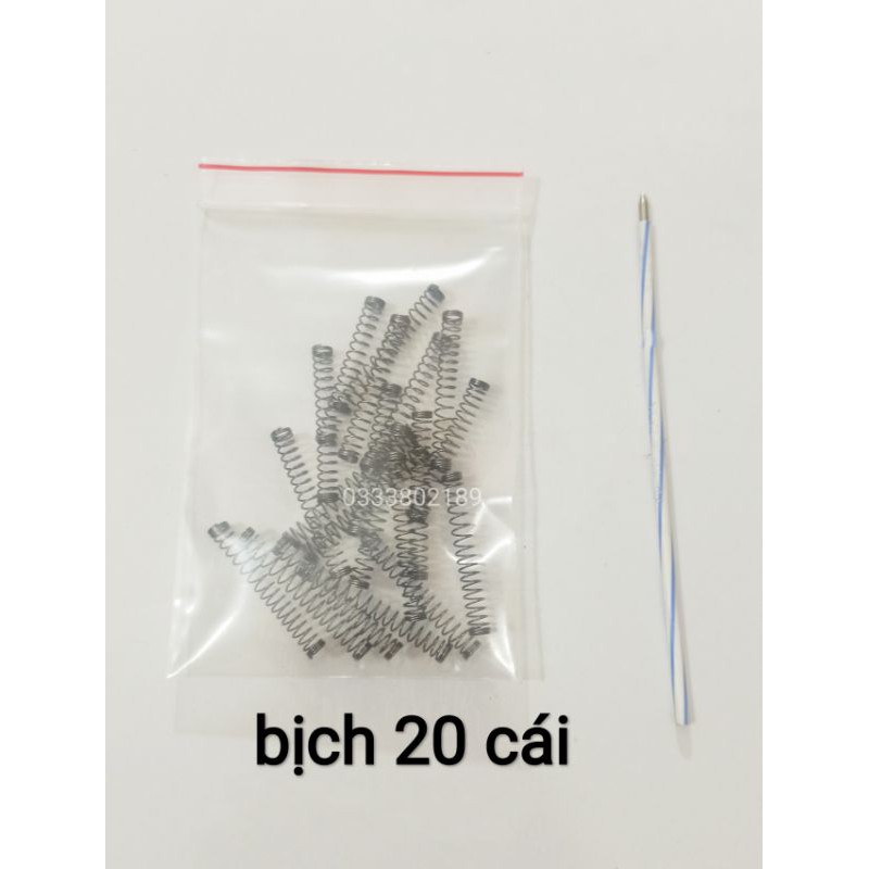 20 lò xo ruột bút bi.