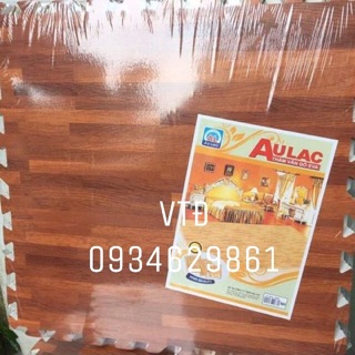 Thảm xốp ghép vân gỗ Âu Lạc 42x42 (1 bộ 9 miếng)