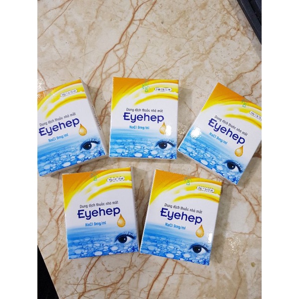 Dung dịch nước nhỏ mắt dưỡng mắt EYEHEP giúp giảm khô mắt,