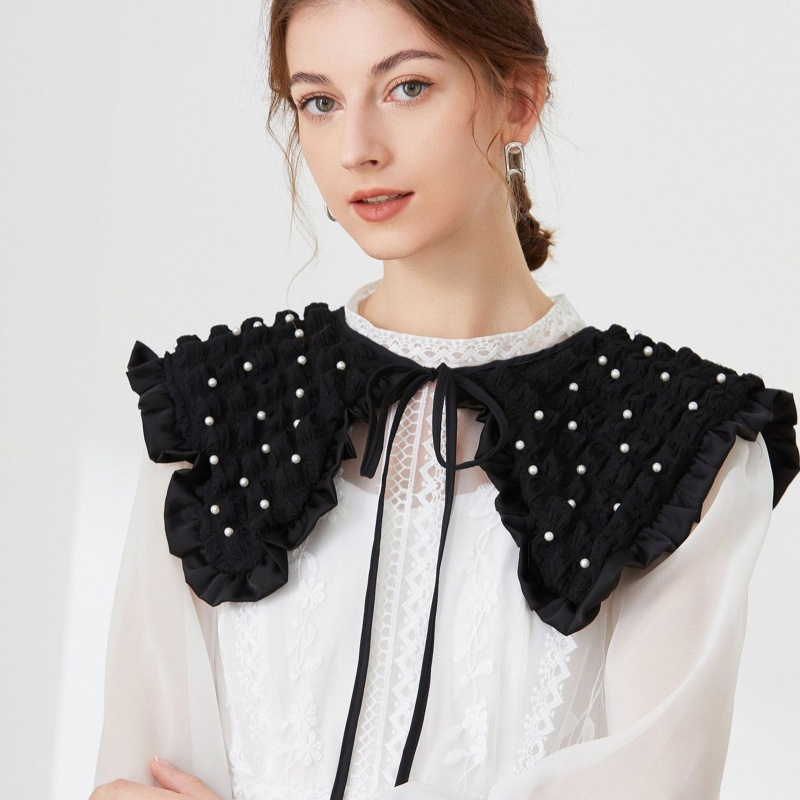Cổ Áo Sweater Giả Lông Thú Dễ Tháo Rời Thời Trang Cho Nữ