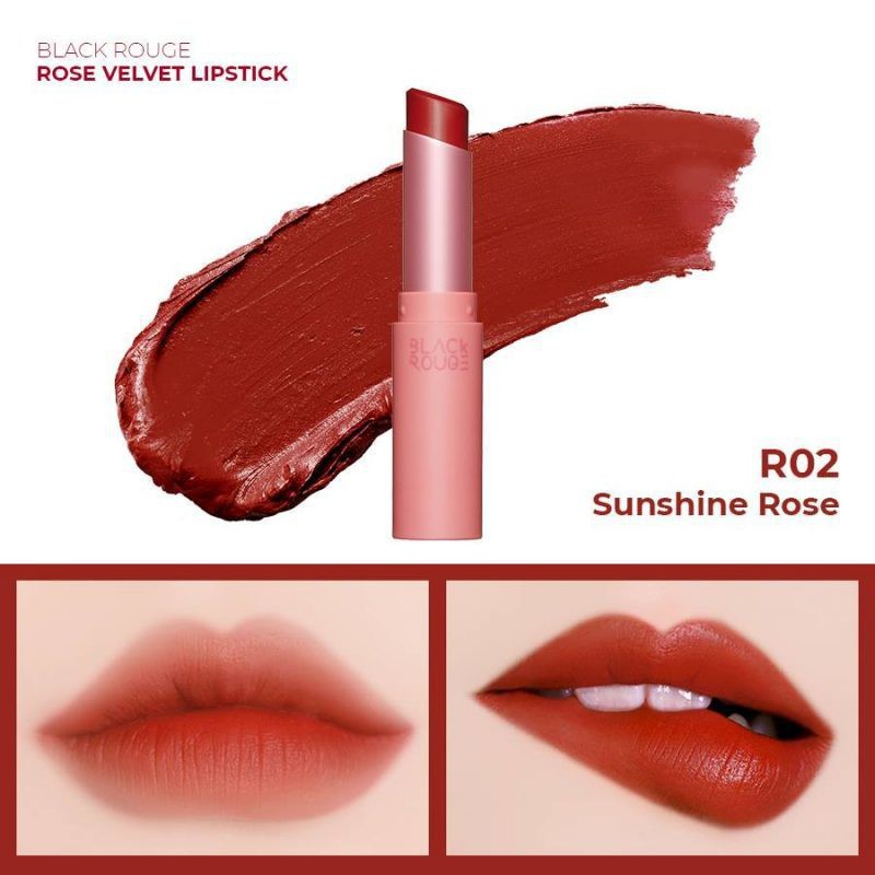Son Thỏi Black Rouge Rose Velvet Lipstick | BigBuy360 - bigbuy360.vn