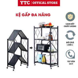 (THANH LÝ ) Kệ Sắt Gấp Gọn YTC 5 tầng đa năng tải trọng cao 150kg tiện lợi