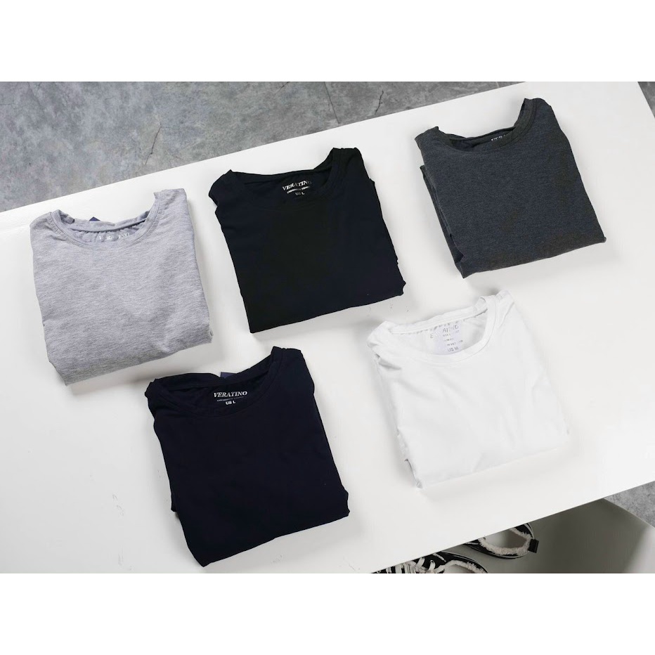 Áo Thun Nam Dài Tay Cao Cấp, Áo Thun Cotton Nam Co Dãn, Thấm Hút Chống Nhăn Xù | BigBuy360 - bigbuy360.vn