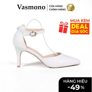 Giày cao gót bít mũi quai mãnh gót nhọn