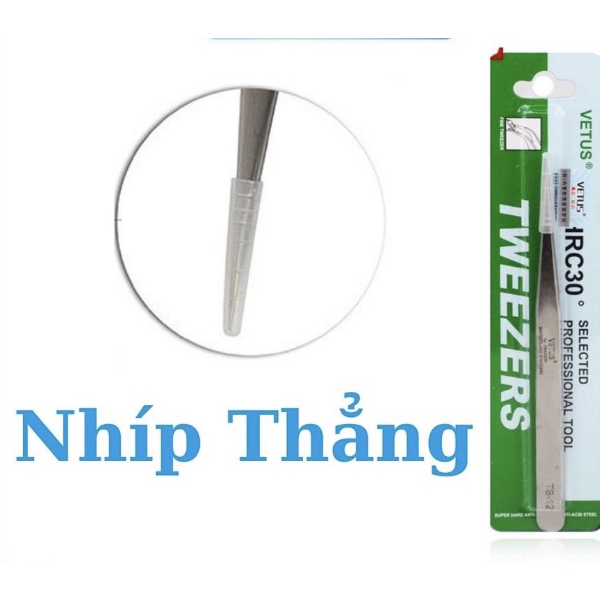 Nhíp tách mi cong trơn- THẲNG TRƠN LOẠ1 Dụng cụ nối mi mr Tuấn.