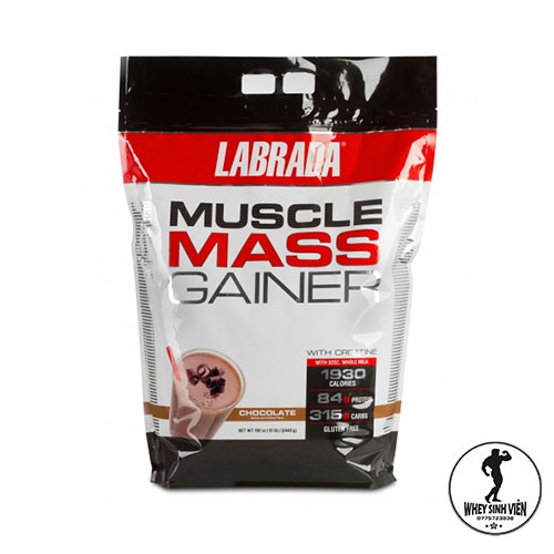 Sữa Tăng Cân Labrada Muscle Mass Gainer 12lbs (5.4kg) - Nhập Khẩu Chính Hãng BBT