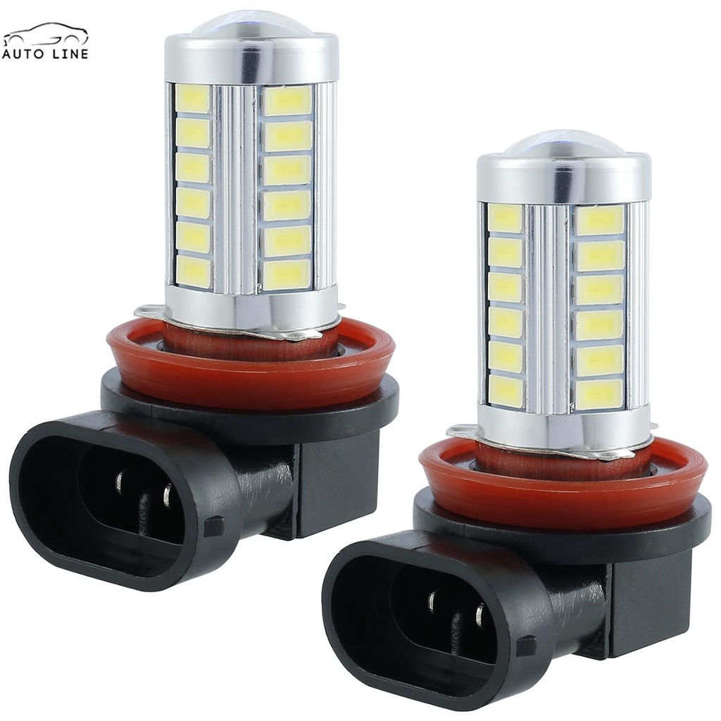 2 Bóng Đèn Sương Mù H8 / H11 5630 660LM 6000K 12V Shopc0982 Cho Xe Hơi