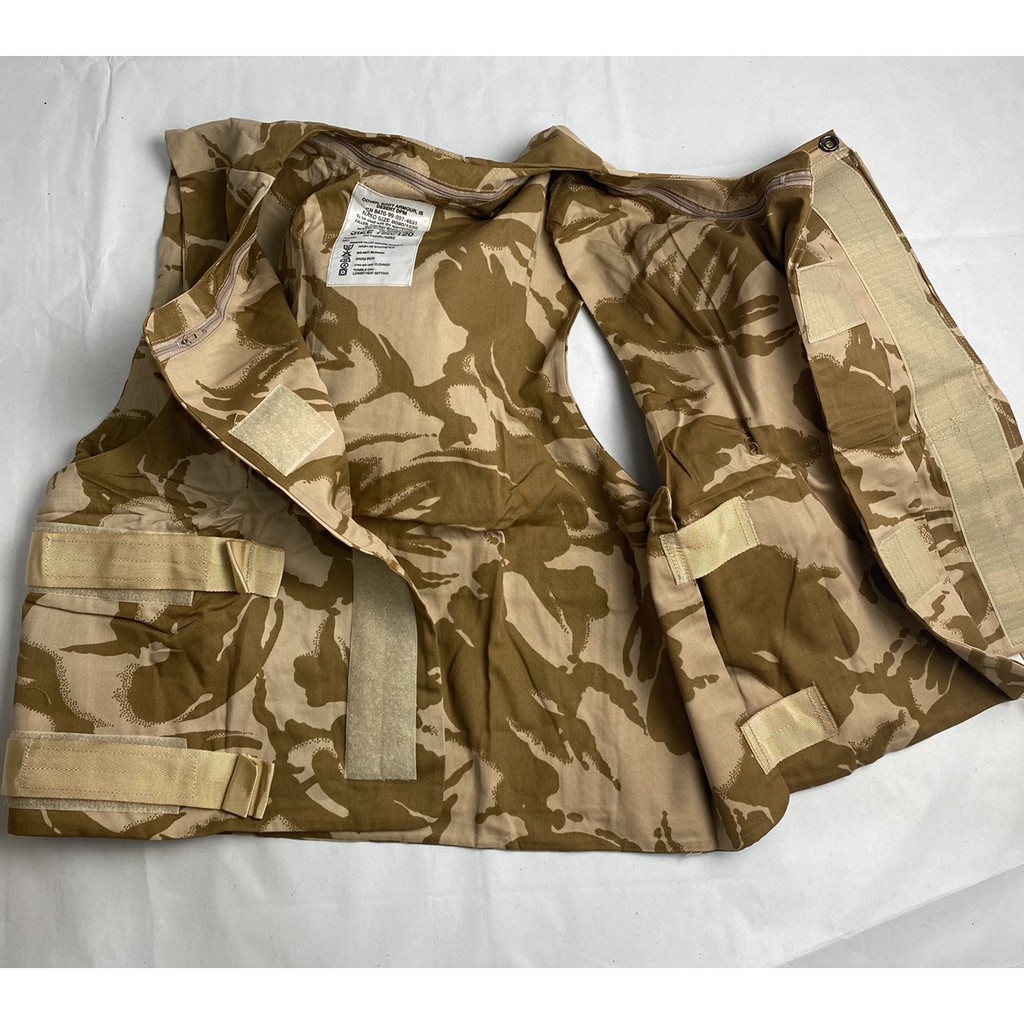 Áo Gile - Vỏ áo Giáp màu DPM sa mạc lính Anh