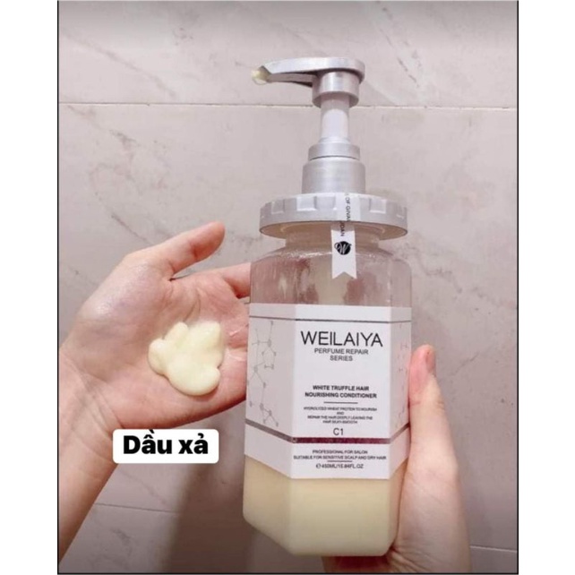 Cặp gội xả Weilaiya phục hồi đa tầng nấm truffle 450ml