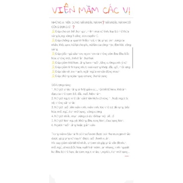 Combo 6 Gói Viên Mầm Đủ Các Vị Như Hình | Thế Giới Skin Care