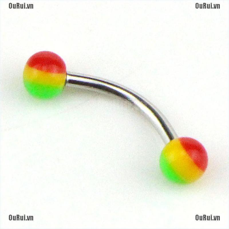 Khuyên Xỏ Lông Mày Bằng Thép Không Gỉ Cá Tính