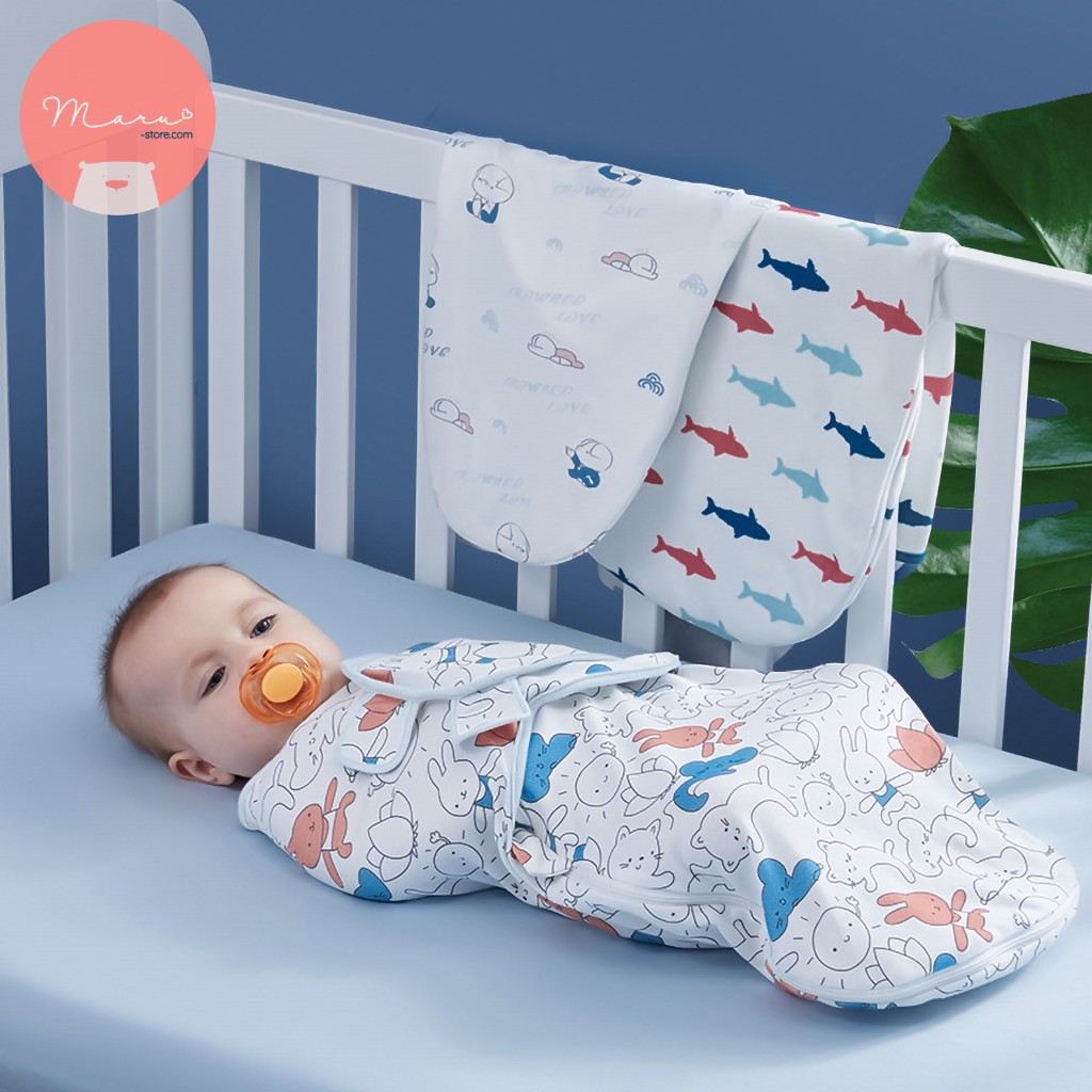 [Tặng ty giả] Khăn quấn swaddle CROWNED LOVE