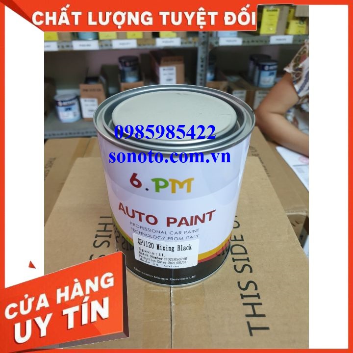 QP1120 Sơn gốc màu đen 1K Autopaint lon 1 Lít ( Sơn oto xe máy )