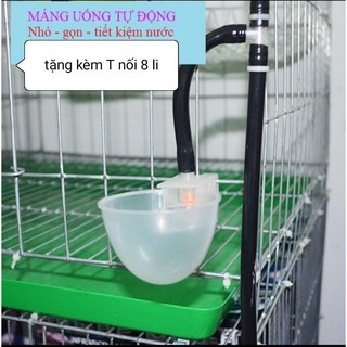ComBo 10 MÁNG UỐNG NƯỚC TỰ ĐỘNG CHO CHIM , GÀ VỊT NHỰA NGUYÊN SINH SIÊU BỀN