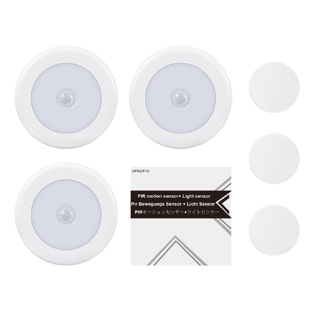 Đèn Led 6 Bóng Cảm Biến Chuyển Động PIR Gắn Tường/Cửa Ra Vào