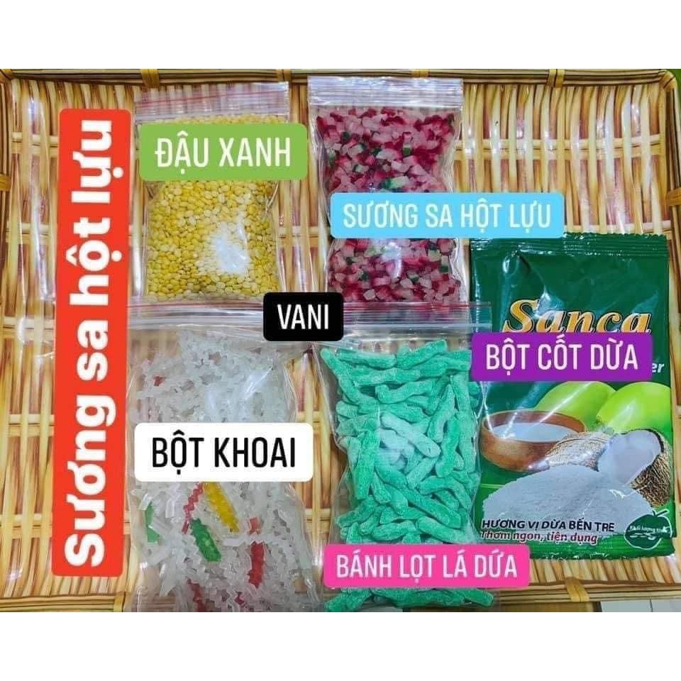 Chè Sương Sa Hạt Lựu 𝑭𝒓𝒆𝒆𝒔𝒉𝒊𝒑 Sương Sa Hạt Lựu Nguyên Liệu Gốc Gói To