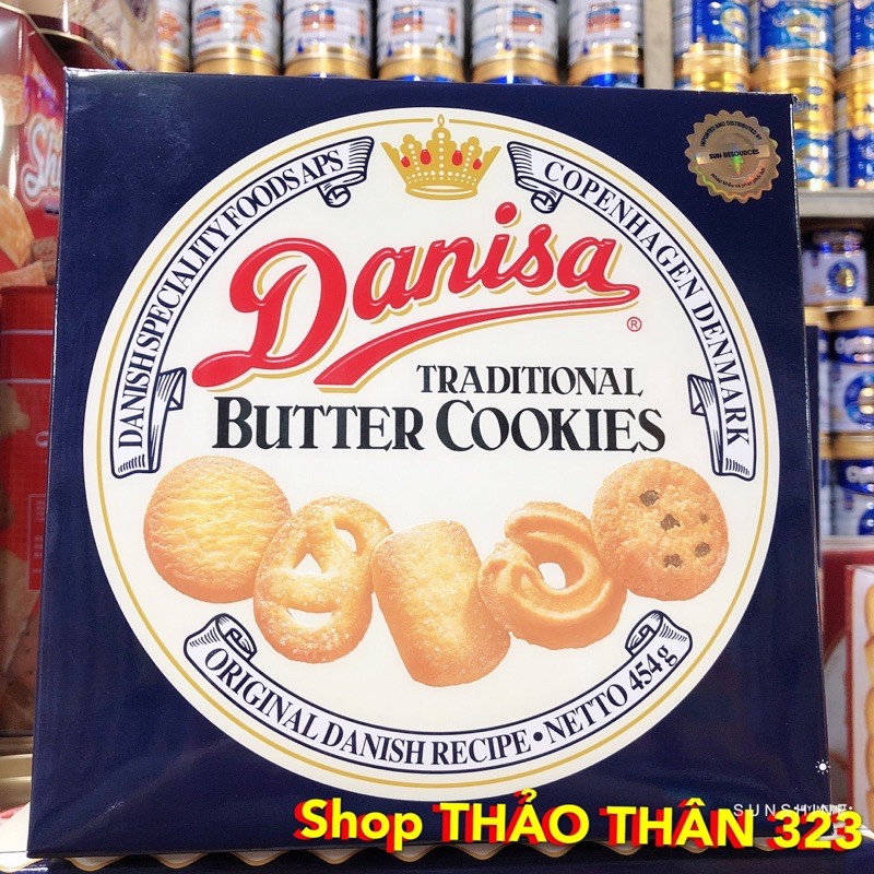 (DateT4/2023)-Bánh Quy Bơ Danisa 454g, 681g, 908g