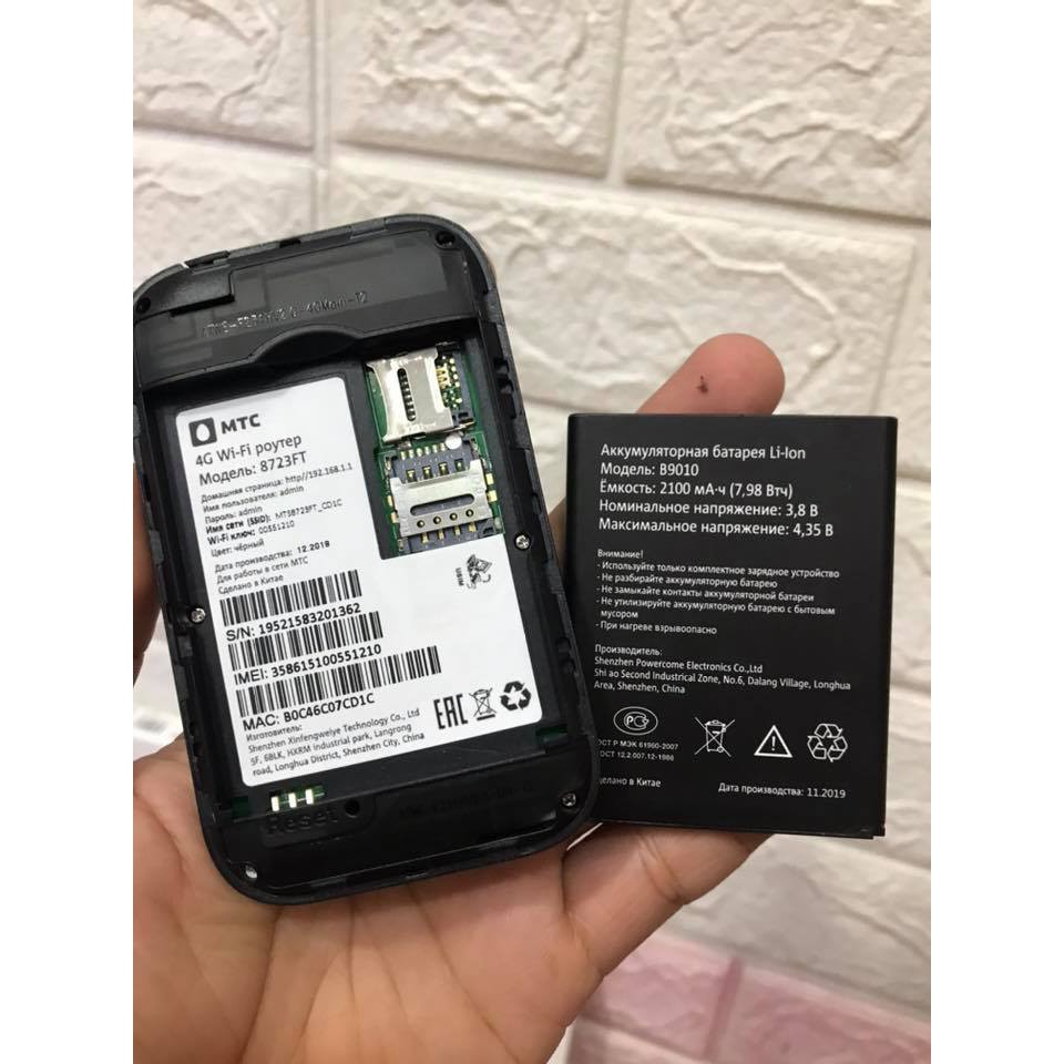 Pin Cho Bộ phát Wifi 4G Olax WD680 và MTC 8723FT Mới