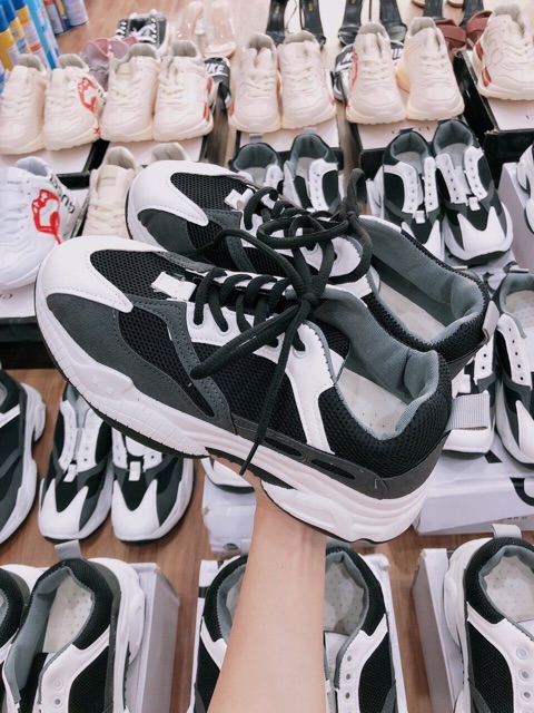 {Sales Xả Kho SLL} Giày Thể Thao Đế Khủng Pha Màu Mắt Cáo Cực Chất Hót Trend | BigBuy360 - bigbuy360.vn