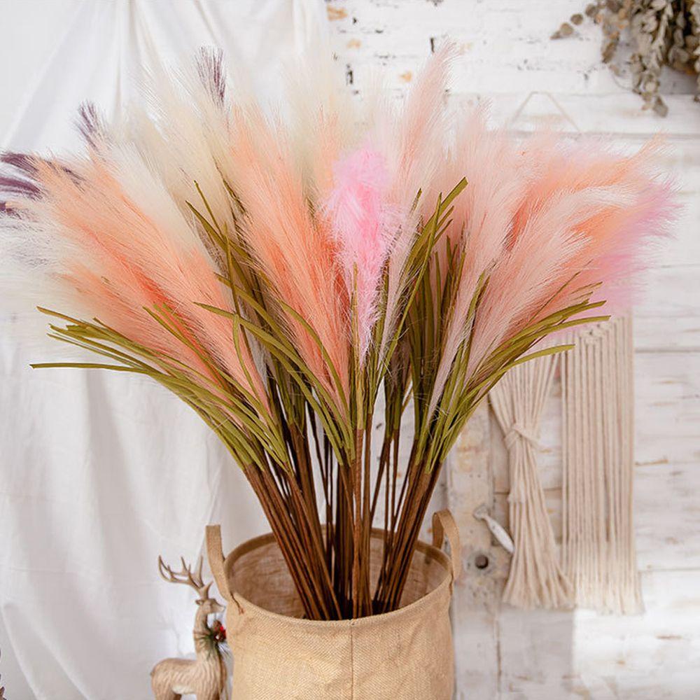 Bó Hoa Pampas Giả 40inch Dùng Trang Trí Nhà Cửa / Tiệc Cưới