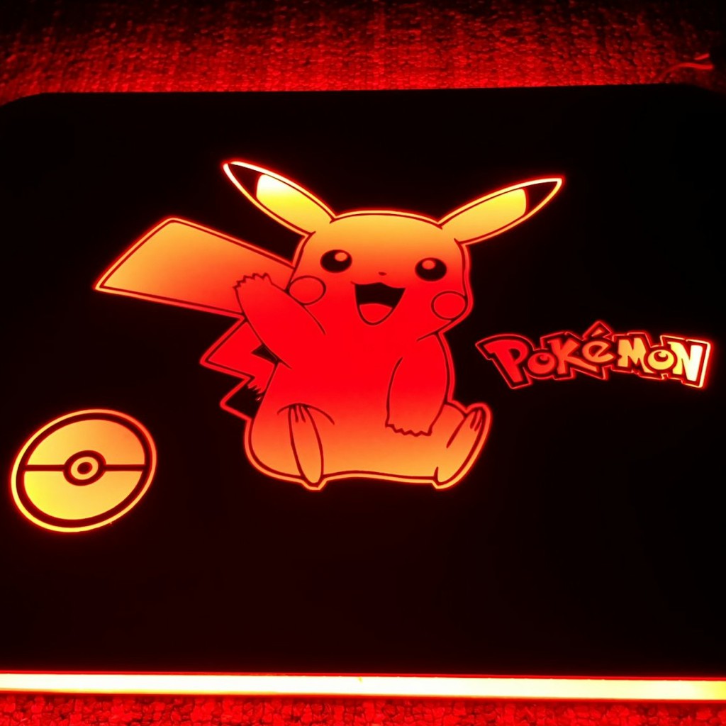 Pad Chuột điện tử ReLIFE Led RGB Pikachu - Pokemon 30x24cm