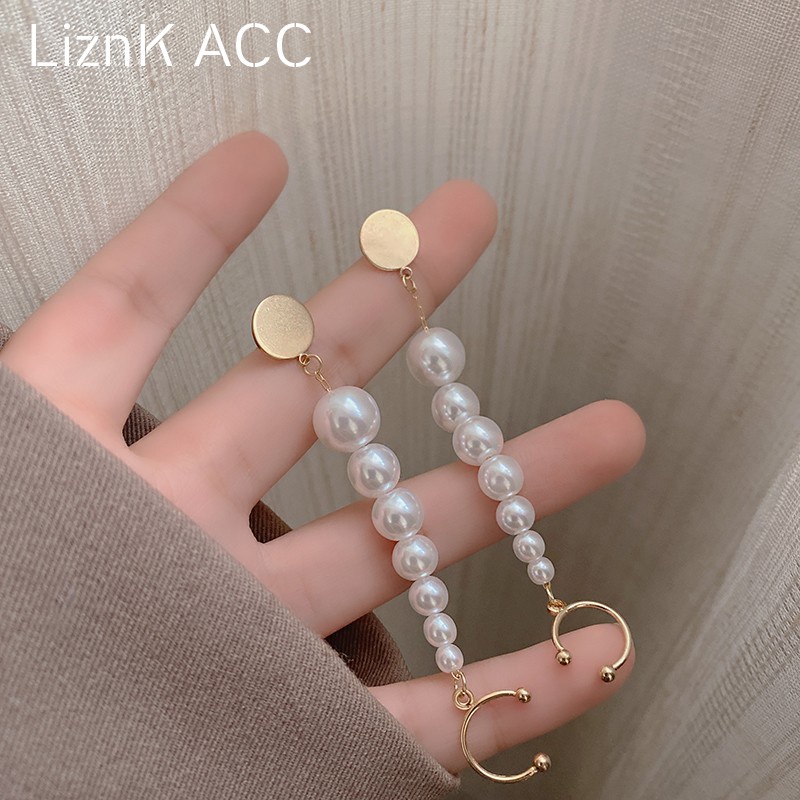 Khuyên Tai Dạng Kẹp Không Cần Xỏ Lỗ Tai Phối Tua Rua Đính Hạt Ngọc Trai Xu Hướng Thời Trang Mới Năm 2022 Chất Lượng