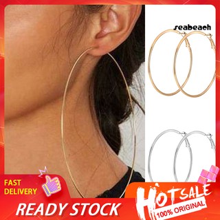 Hoa tai vòng tròn lớn sành điệu trẻ trung