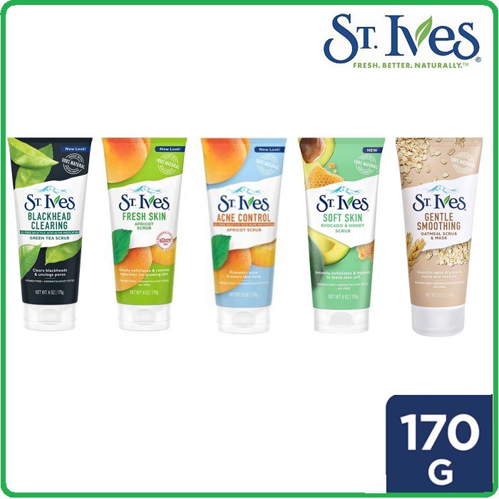 Sữa Rửa Mặt Tẩy Tế Bào Chết St Ives 170g