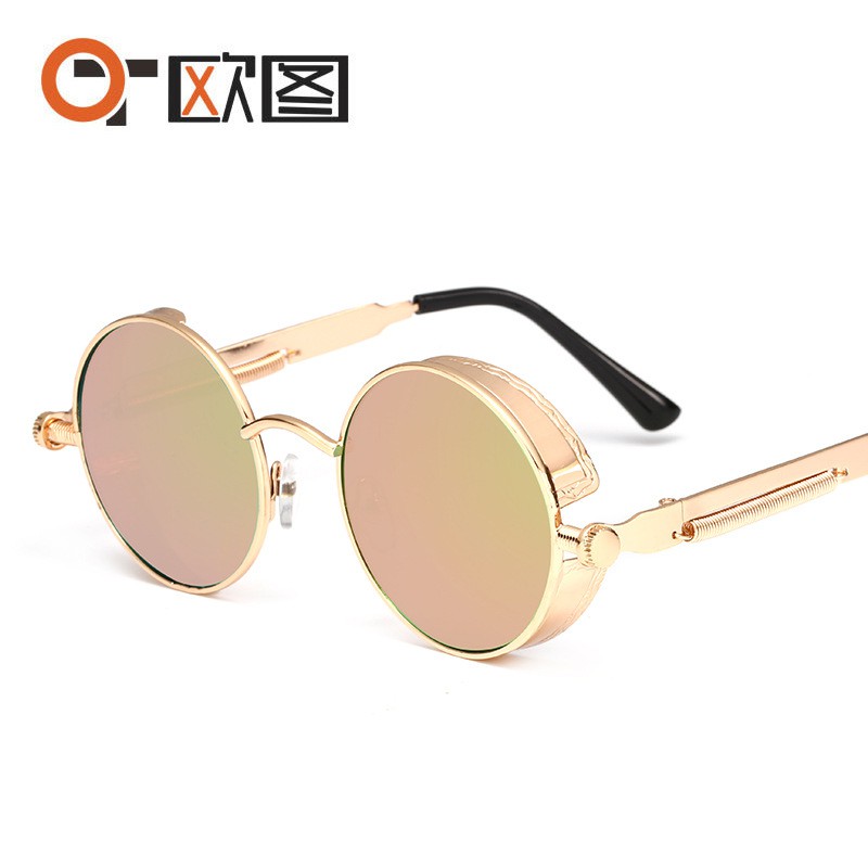 Kính mát có gọng tròn phong cách độc đáo thời trang 2518