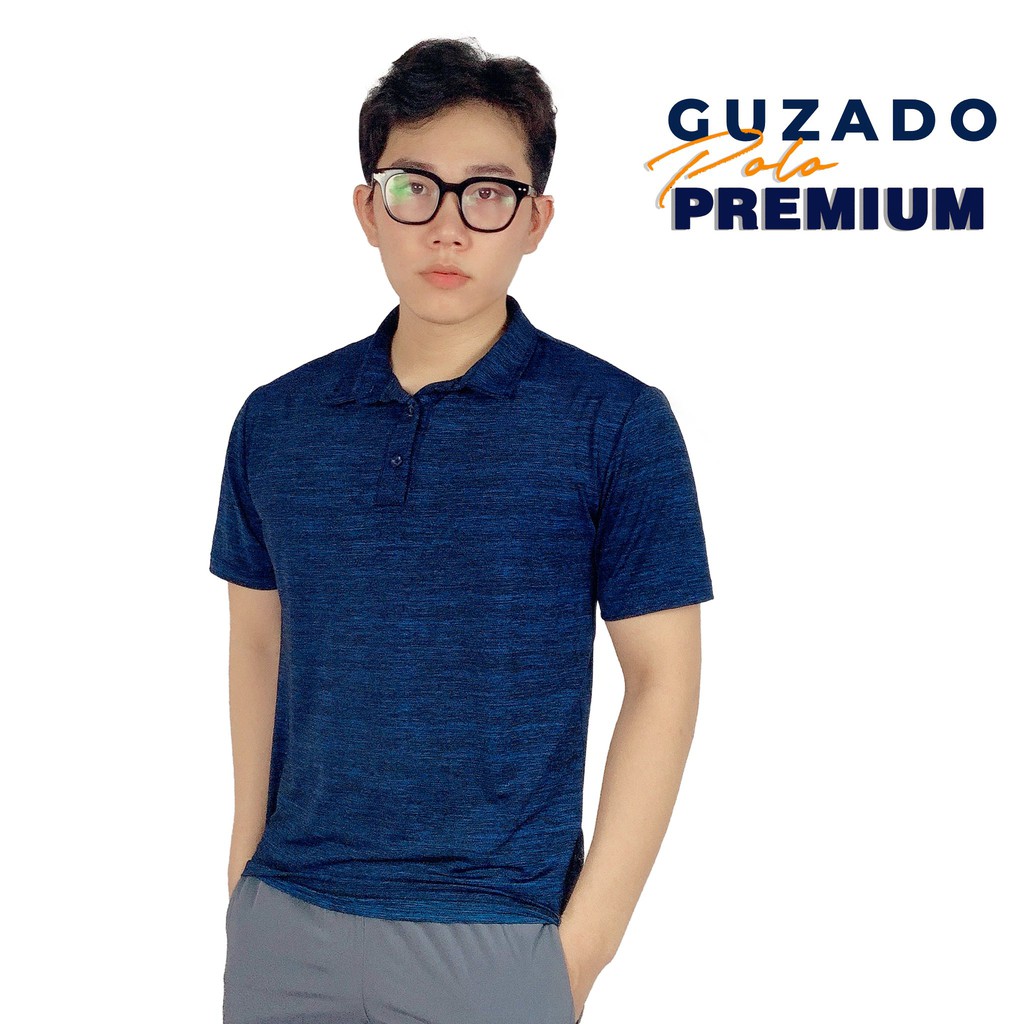 Áo Polo Nam Cổ Bẻ Guzado, Chất Coolmate mềm mịn, Siêu Co Giãn, Phong Cách Trẻ Trung Khỏe Khoắn GPL02