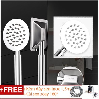 Bộ bát sen nóng lạnh INOX tăng áp lực nước gấp 3 lần chống han gỉ