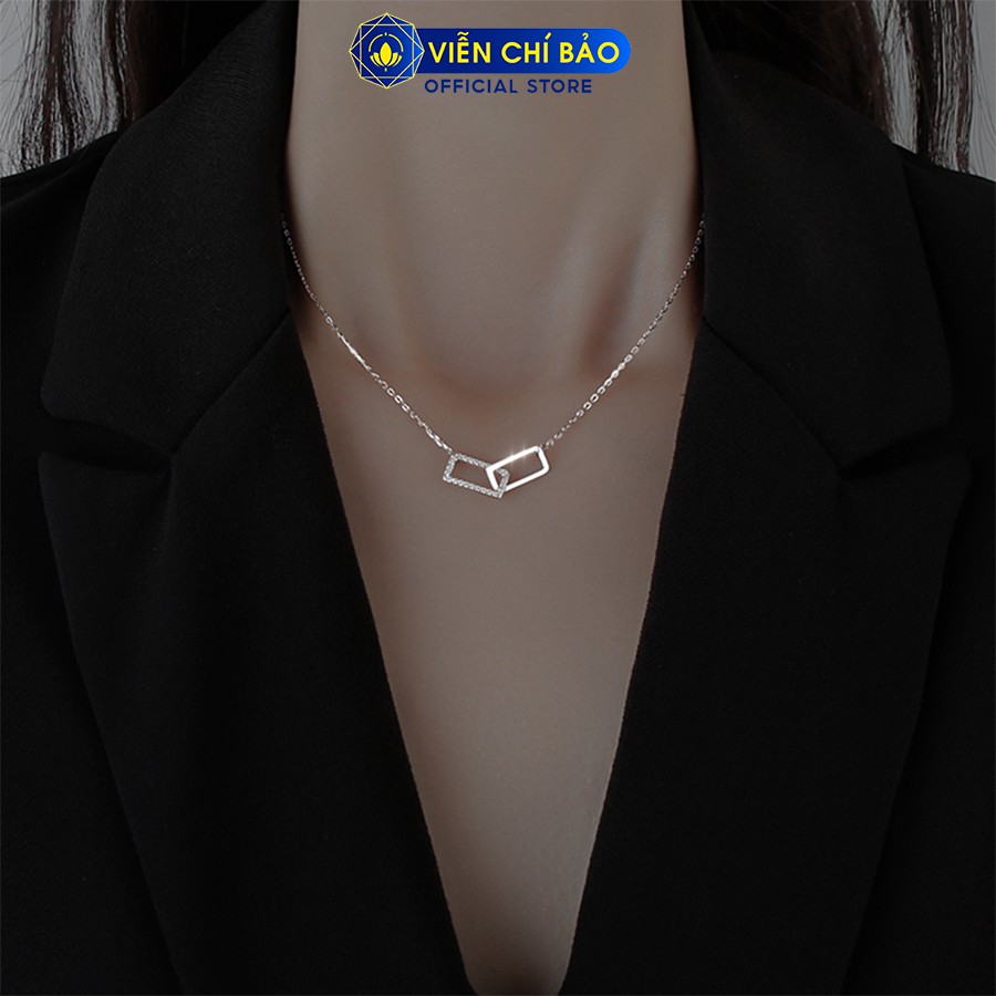Dây chuyền bạc nữ Agnes chất liệu bạc 925 thời trang phụ kiện trang sức nữ Viễn Chí Bảo D000186