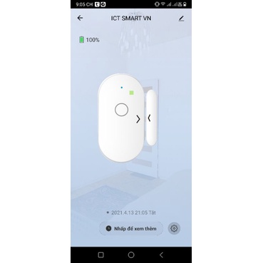 Cảm biến cửa Wifi Tuya Smart. Hoạt động với google Home và Amazon Alexa