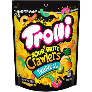 Kẹo dẻo Trolli Sour Brite Crawlers Tropical 255g