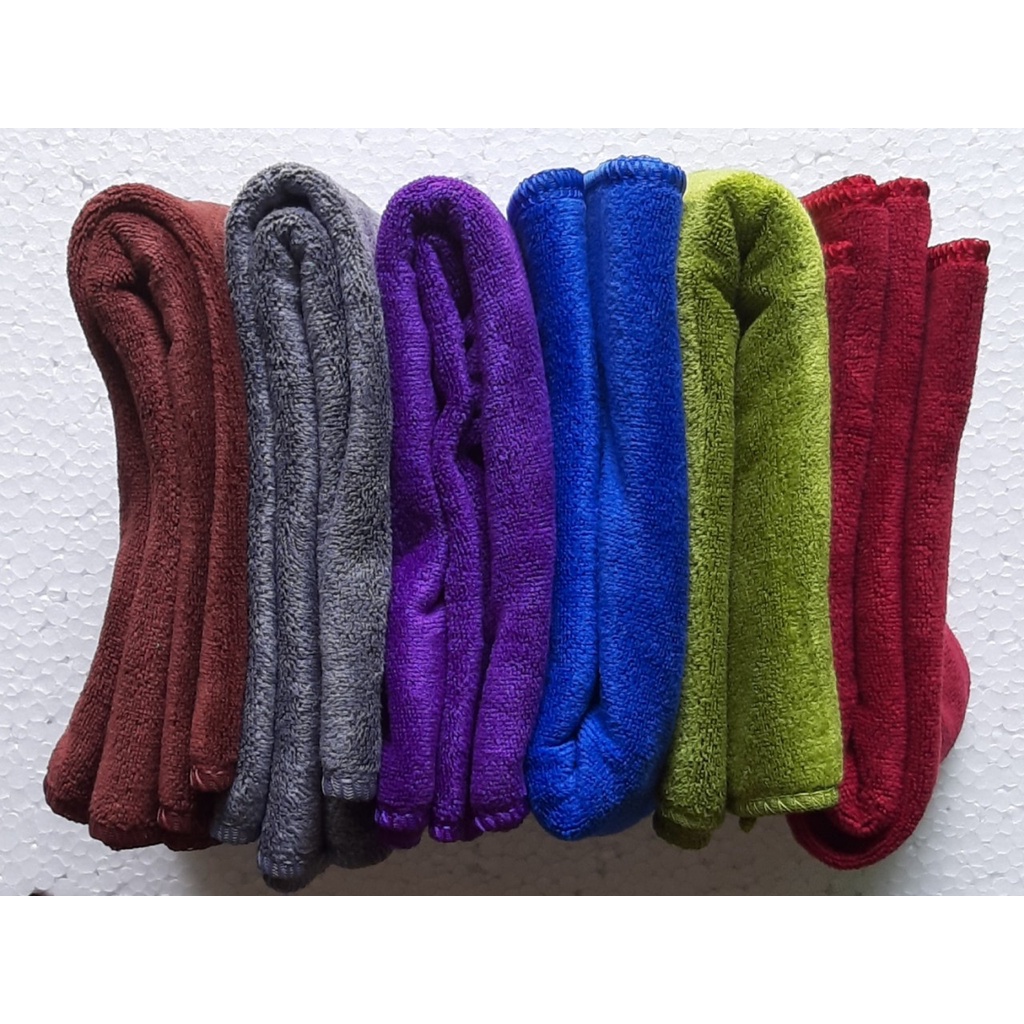 [4 cái] Khăn Tắm Cao Cấp Siêu mềm mịn 35x75cm (màu)