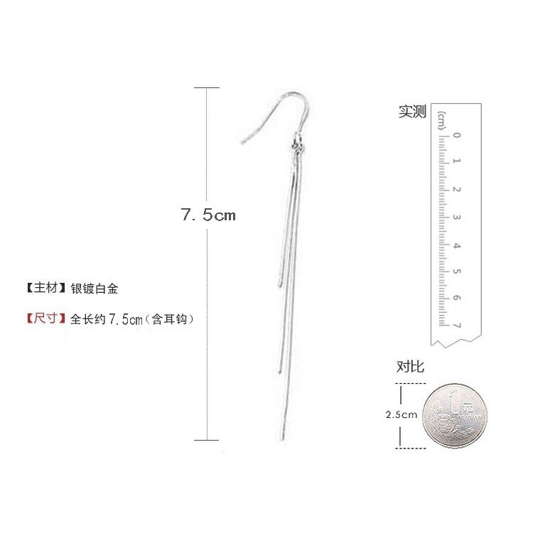 Đôi Khuyên Tai Dài Thiết Kế Độc Đáo Thời Trang Cho Nữ