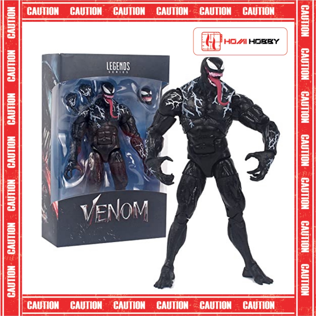 Mô hình nhân vật Venom Movie phong cách marvel legends có khớp cử động